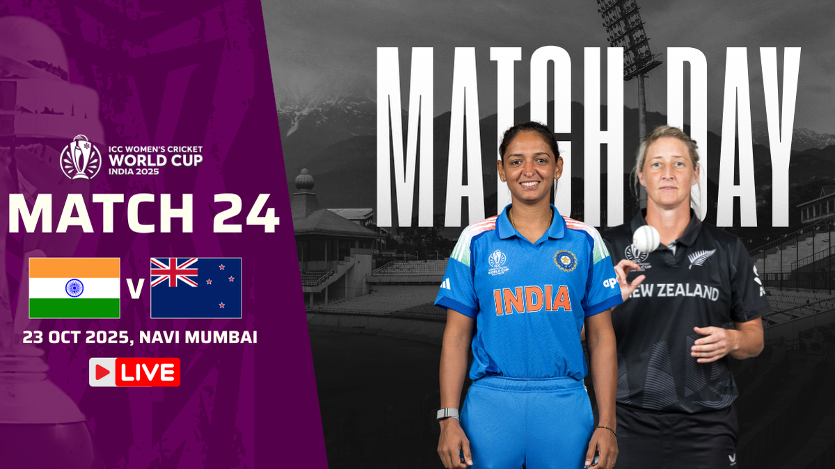 India vs New Zealand Live Score, Women’s World Cup 2025: IND-W 54/0 (12); Smriti, Pratika at crease
